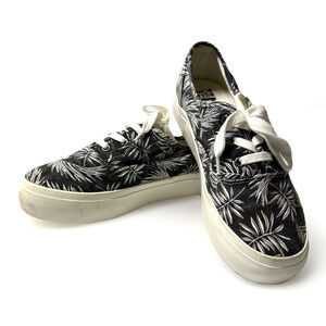 BILLABONG Women's Platform Sneakers US Size 8.5 Coastlines Black White